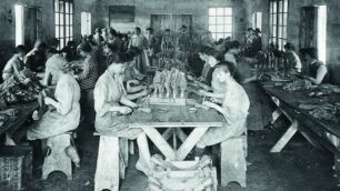 Foto storiche della fabbrica di munizioni