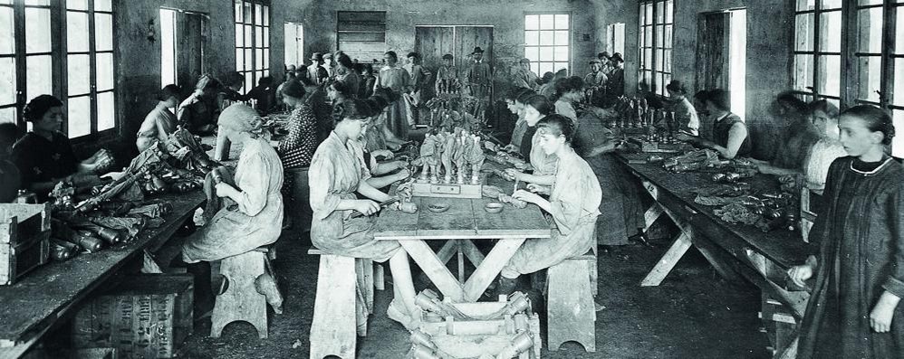 Foto storiche della fabbrica di munizioni