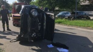 Concorezzo incidente via Brodolini