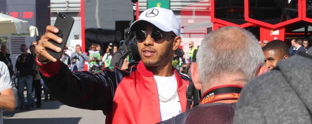 Lewis Hamilton a Monza lo scorso settembre
