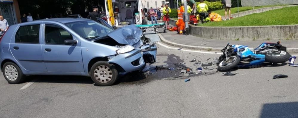 L’incidente di GiussanoFoto Edoardo Terraneo