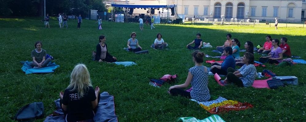 yoga al parco