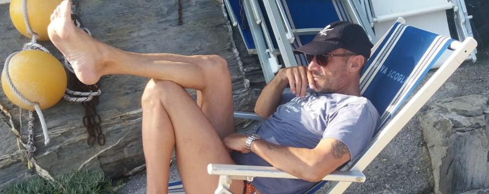Gianmaria Camisasca e la sua scogliera a Bogliasco