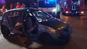 Meda incidente stradale via Indipendenza