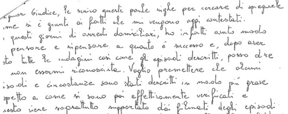 La lettera della maestra d’asilo di Varedo