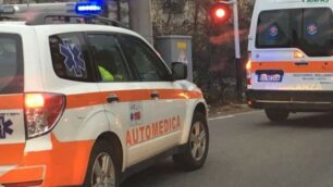 Sul posto a Monza un’automedica e un’ambulanza - foto d’archivio