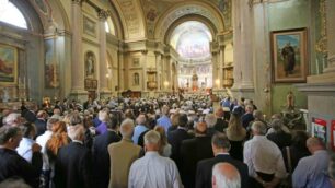Monza: i funerali Pier Franco Bertazzini, il Professore