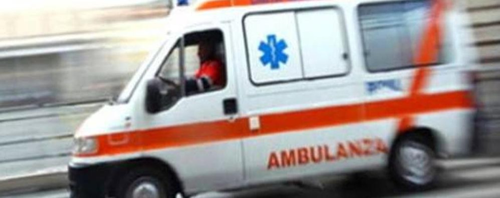 Un’ambulanza del 118