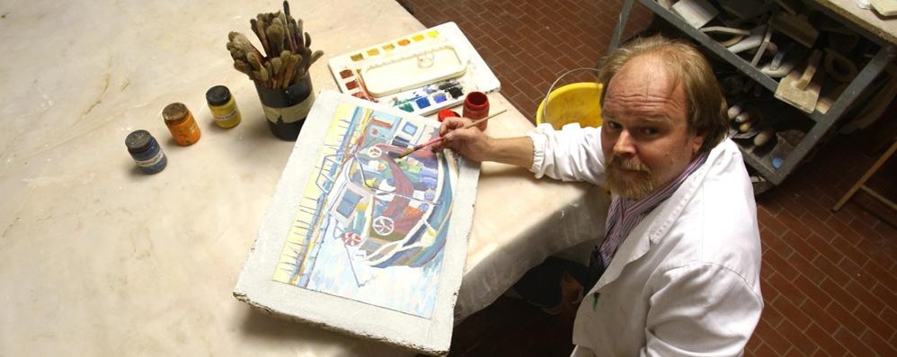 La scuola di affresco è stata fondata da Andrea Sala, scomparso nel 2015