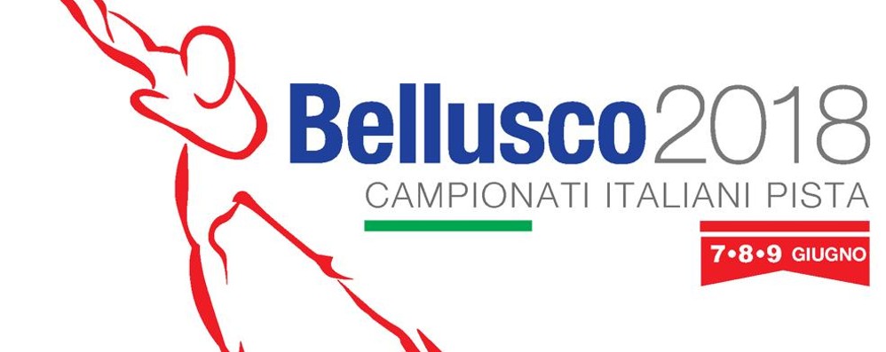 Il logo dei Campionati italiani su pista di pattinaggio che si terranno a Bellusco