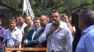 Seregno: Salvini in piazza per il centrodestra