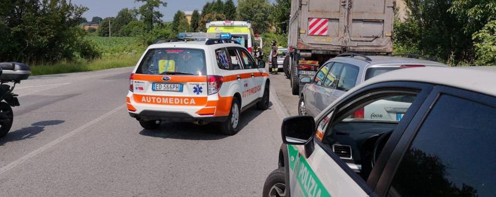 Giussano incidente Novedratese coda Ss36 da Briosco