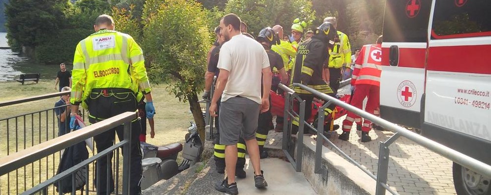 Abbadia incidente in acqua con coinvolto un besanese