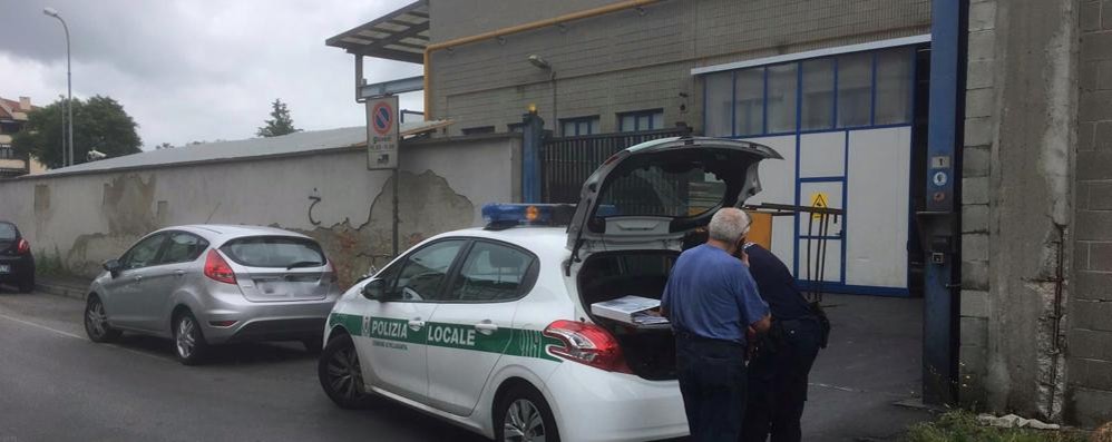 Villasanta incidente lavoro via Bixio