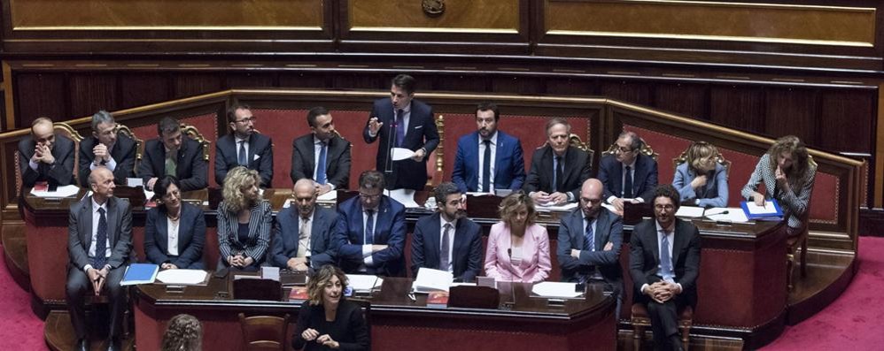 Il governo Conte in parlamento