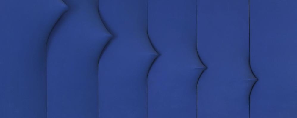 mostra agostino bonalumi palazzo reale milano: un particolare di Blu abitabile