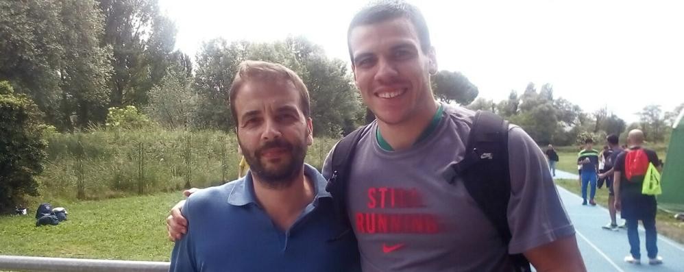 Atletica: Simone Vimercati e Mario Lambrughi a Rieti dopo la gara