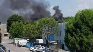 Incendio a Biassono