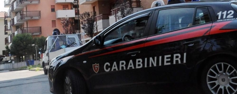 Un controllo dei carabinieri