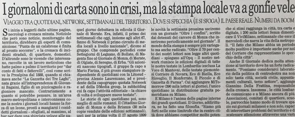 L’articolo del Foglio