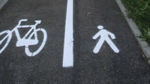 Una pista ciclabile di Monza