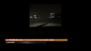 Maltempo: il video della Statale 36 e dello svincolo di Lissone sotto il temporale