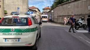 Il luogo dell’incidente a MEda
