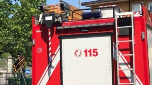 Sul posto i vigili del fuoco