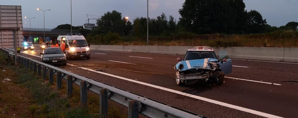 Incidente Statale 36 Valassina Verano-Carate mercoledì 25 luglio sera