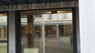La filiale del Monte dei Paschi di Siena chiusa da qualche mese