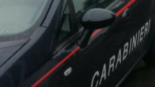 Un’auto dei carabinieri