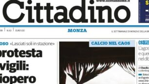 La prima pagina del giornale