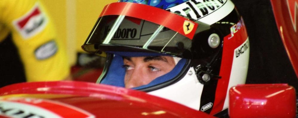 Jean Alesi sulla Ferrari