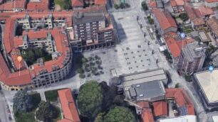 Piazza Libertà a Lissone