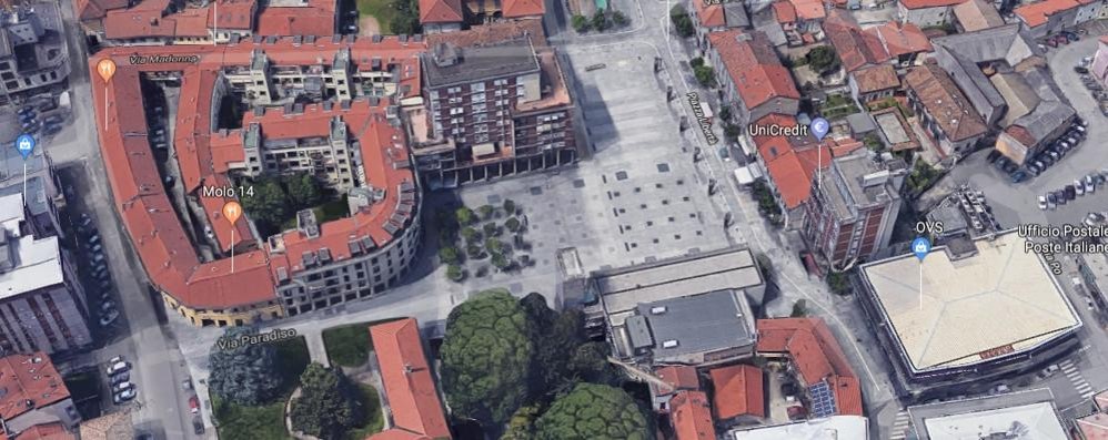 Piazza Libertà a Lissone