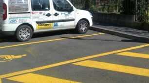 Un parcheggio riservato ai diversamente abili