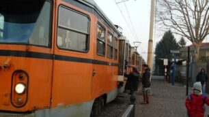 Il tram a Limbiate