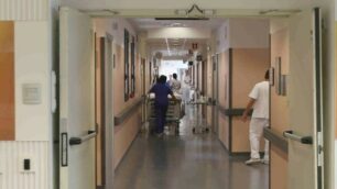 Gli interni dell’ospedale di Vimercate