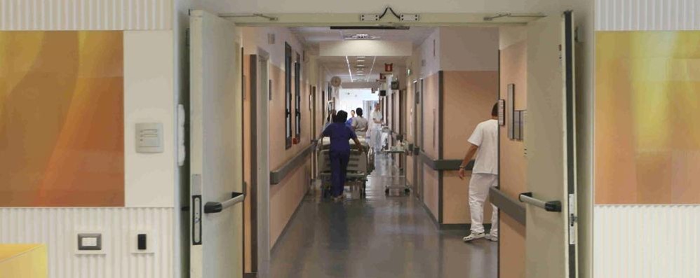 Gli interni dell’ospedale di Vimercate