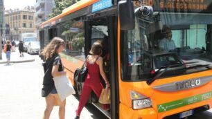 Uno dei nuovi autobus utilizzati da Net