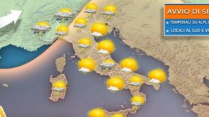 La fase di bel tempo (e qualche temporale) sull’Italia
