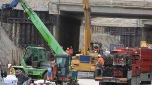 Il cantiere della Sp6