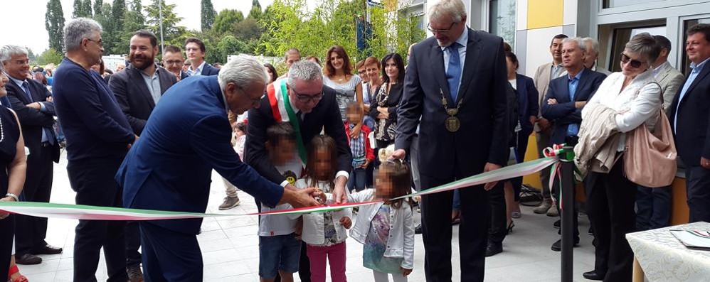 Agrate Brianza, inaugurazione scuola dell'infanzia