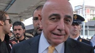 Adriano Galliani ai tempi del Milan (con un giovane Gattuso)