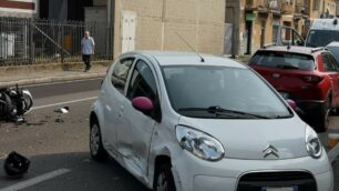 L’incidente in via San Carlo Borromeo