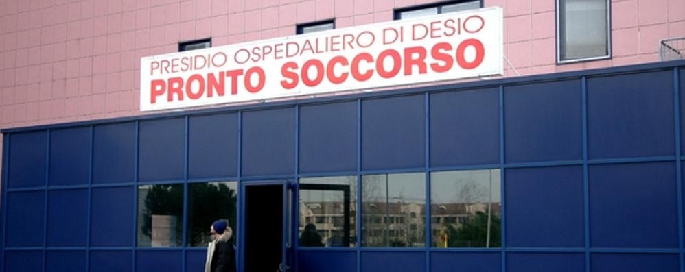 Il pronto soccorso dell'ospedale di Desio