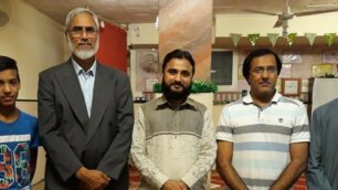 Saim Ali Ashraf Mohammed Kokhar Waqas Younas (l’imam) Saim Ali