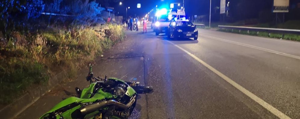 Sovico, incidente moto Monza-Carate