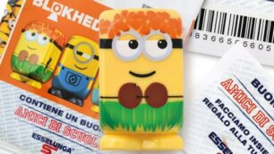 I Minions nelle Esselunga di Monza Brianza per la promozione Amici di Scuola