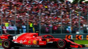 La Ferrari davanti au suoi tifosi